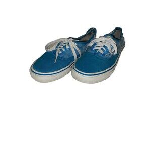 Vans Checkered Fade Blue Color way Skate Shoes Womens 9 Mens 7.5 Turquoise